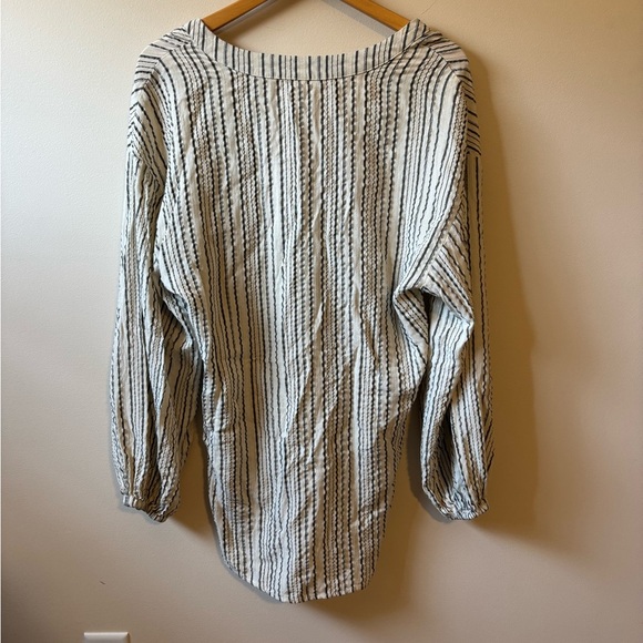 Free People “Rhythm Of The Night” Striped Peasant Tunic Top - Picture 9 of 9